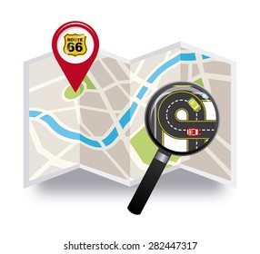 gps concept design, vector illustration eps10 graphic 