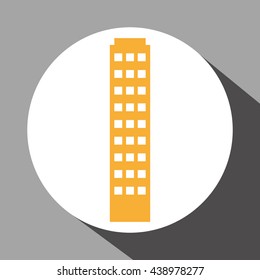 GPS design. Building icon. Isolated illustration