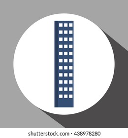 GPS design. Building icon. Isolated illustration
