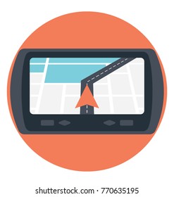 
GPS Device. Personal navigation assistant 
