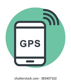 Gps Device Vector Icon