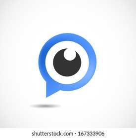 Gps eye vector