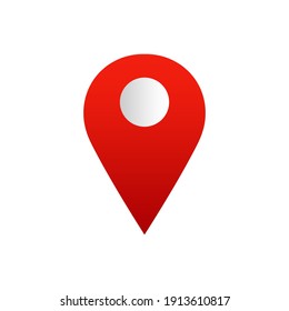 Gps with flat icon vector illustration