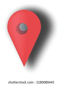 Gps with flat icon vector illustration