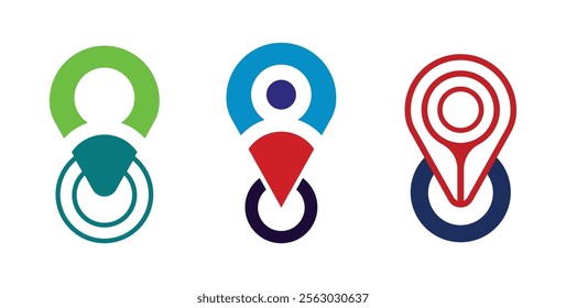 Gps with flat icon vector illustration