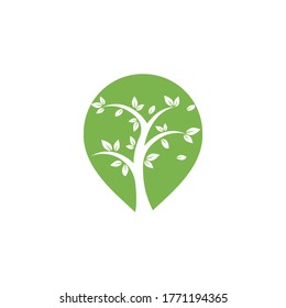 GPS Garten Vektorlogo Design. GPS-Symbol. Navigation, Vektorlogo. Navigation, Vektorsymbol.
