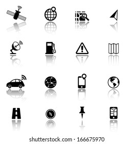 GPS, Global Positioning System and Navigation icons