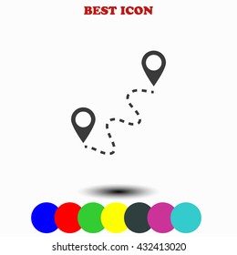Gps icon. 