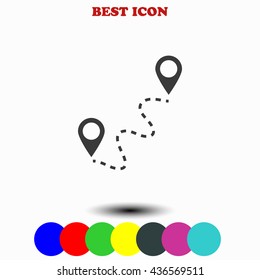 Gps icon. 
