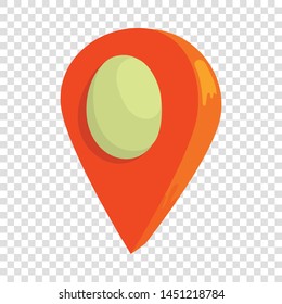 GPS icon. Cartoon illustration of GPS vector icon for web design