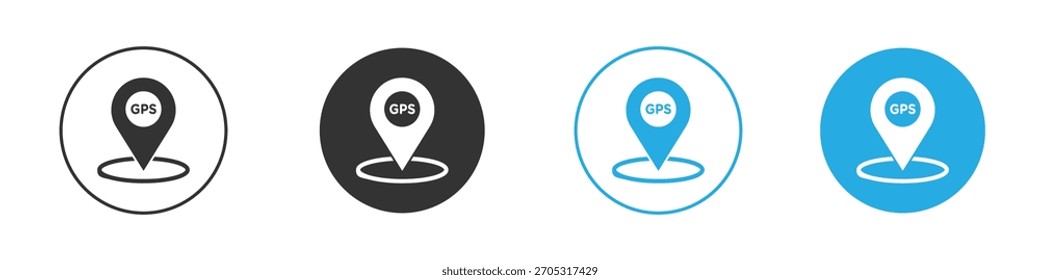 Gps icon. Graphic icon design template