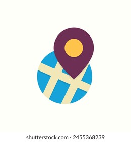 gps icon, isolated icon in light background, perfect for website, blog, logo, graphic design, social media, UI, mobile app