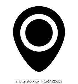GPS icon isolated sign symbol vector illustration - high quality black style vector icons
