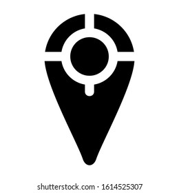 GPS icon isolated sign symbol vector illustration - high quality black style vector icons
