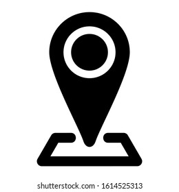 GPS icon isolated sign symbol vector illustration - high quality black style vector icons

