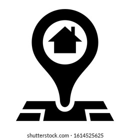 GPS icon isolated sign symbol vector illustration - high quality black style vector icons
