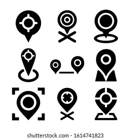 GPS icon isolated sign symbol vector illustration - Collection of high quality black style vector icons
