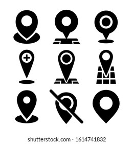 GPS icon isolated sign symbol vector illustration - Collection of high quality black style vector icons
