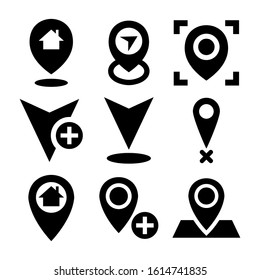 GPS icon isolated sign symbol vector illustration - Collection of high quality black style vector icons
