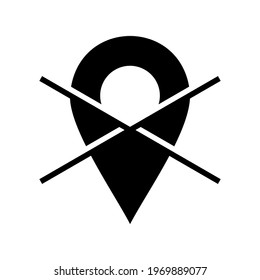 gps icon or logo isolated sign symbol vector illustration - high quality black style vector icons
