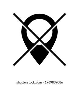 gps icon or logo isolated sign symbol vector illustration - high quality black style vector icons
