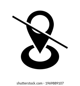 gps icon or logo isolated sign symbol vector illustration - high quality black style vector icons
