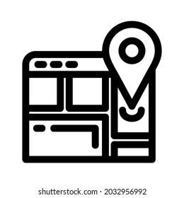 gps icon or logo isolated sign symbol vector illustration - high quality black style vector icons
