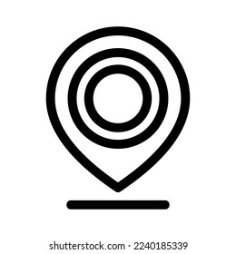 gps icon or logo isolated sign symbol vector illustration - high quality black style vector icons
