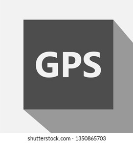 GPS Icon. Navigation or Place Pointer Illustration As A Simple Vector Sign & Trendy Symbol for Design and Websites, Presentation or Mobile Application. 