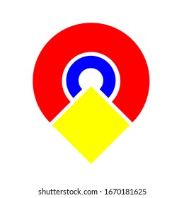 GPS icon on white background, GPS vector, GPS illustration