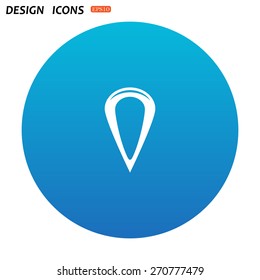 gps. icon. vector design