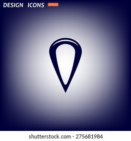 gps. icon. vector design