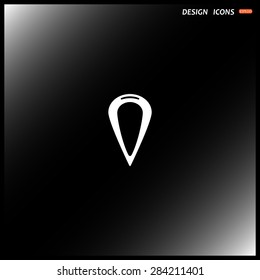 gps. icon. vector design