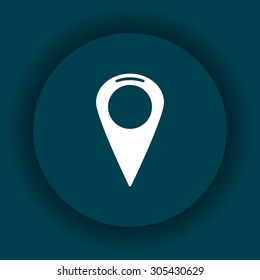 gps. icon. vector design