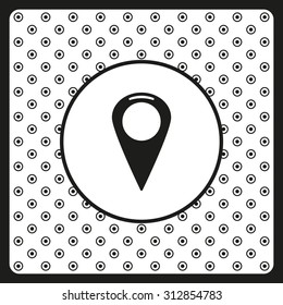 gps. icon. vector design