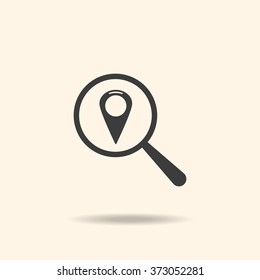 gps. icon. vector design