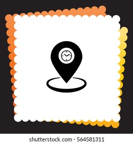 GPS  icon. Vector design.