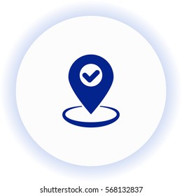 GPS  icon. Vector design.