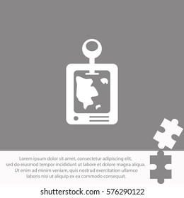 GPS  icon Vector design.