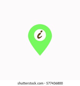 GPS  icon Vector design Colored illustration.