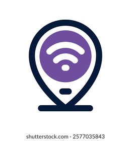 gps icon. vector dual tone icon for your website, mobile, presentation, and logo design.