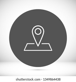 gps icon vector eps 10