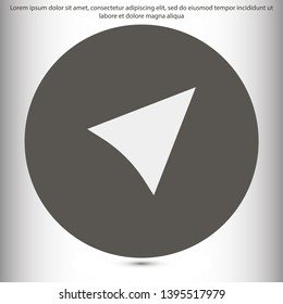 gps icon vector eps 10 , Lorem ipsum flat design