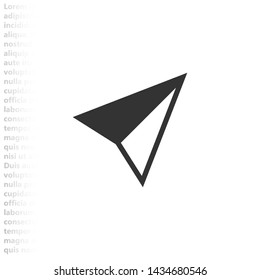 gps icon vector eps 10 , Lorem ipsum flat design
