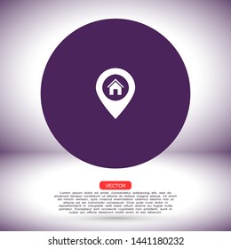 gps icon vector eps 10 , Lorem ipsum flat design