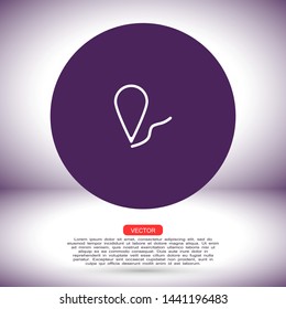 gps icon vector eps 10 , Lorem ipsum flat design