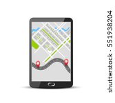 GPS, icon. Vector illustration