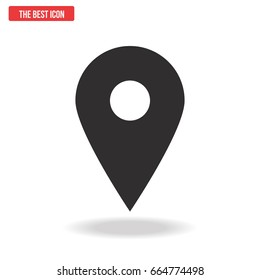 GPS icon, Vector illustration.