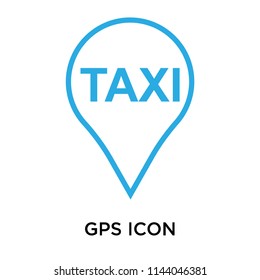 Gps icon vector isolated on white background for your web and mobile app design, Gps logo concept