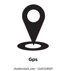 Gps icon vector isolated on white background, Gps transparent sign , vacation symbols